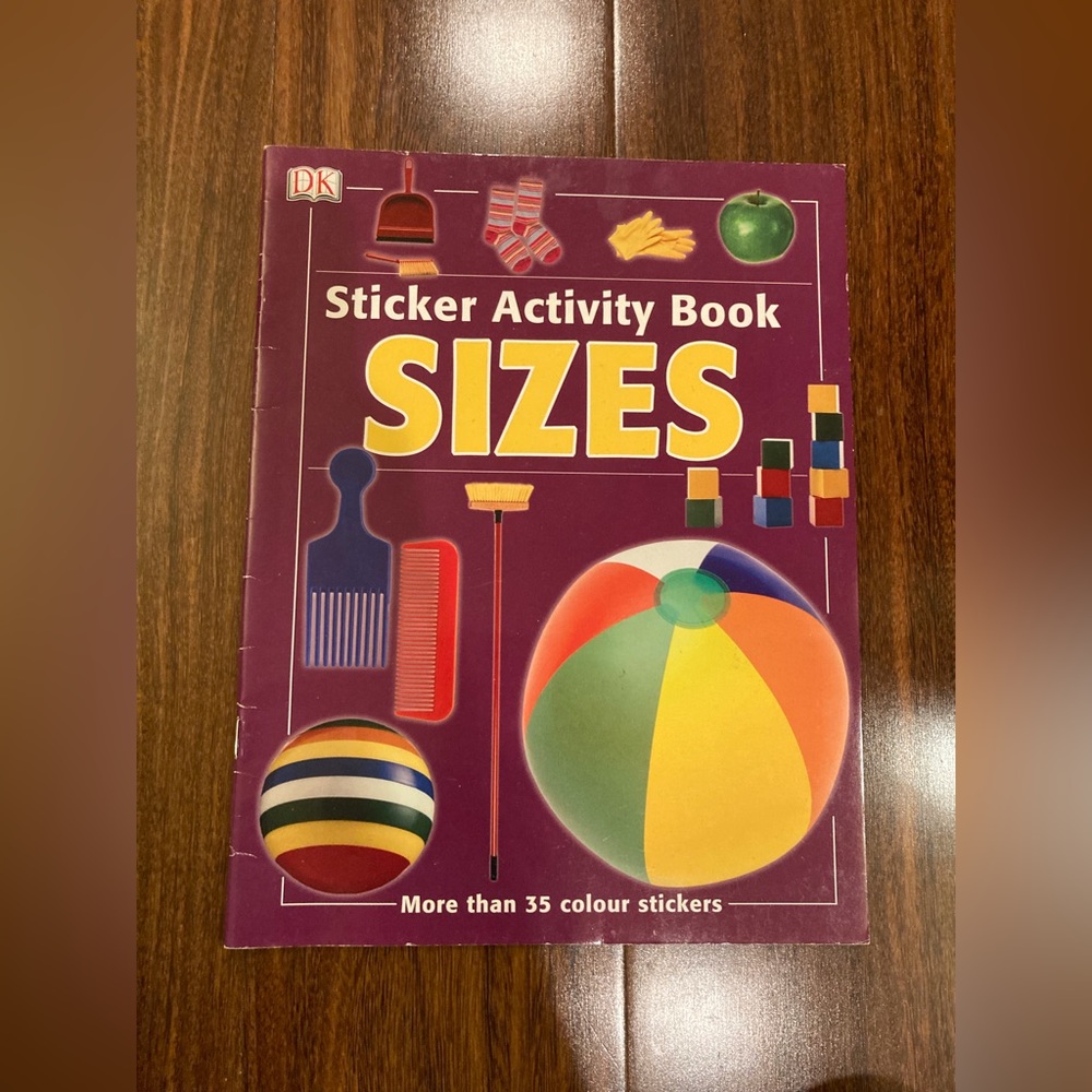 Free With Purchase: Sizes Sticker Book - Picture 1 of 6